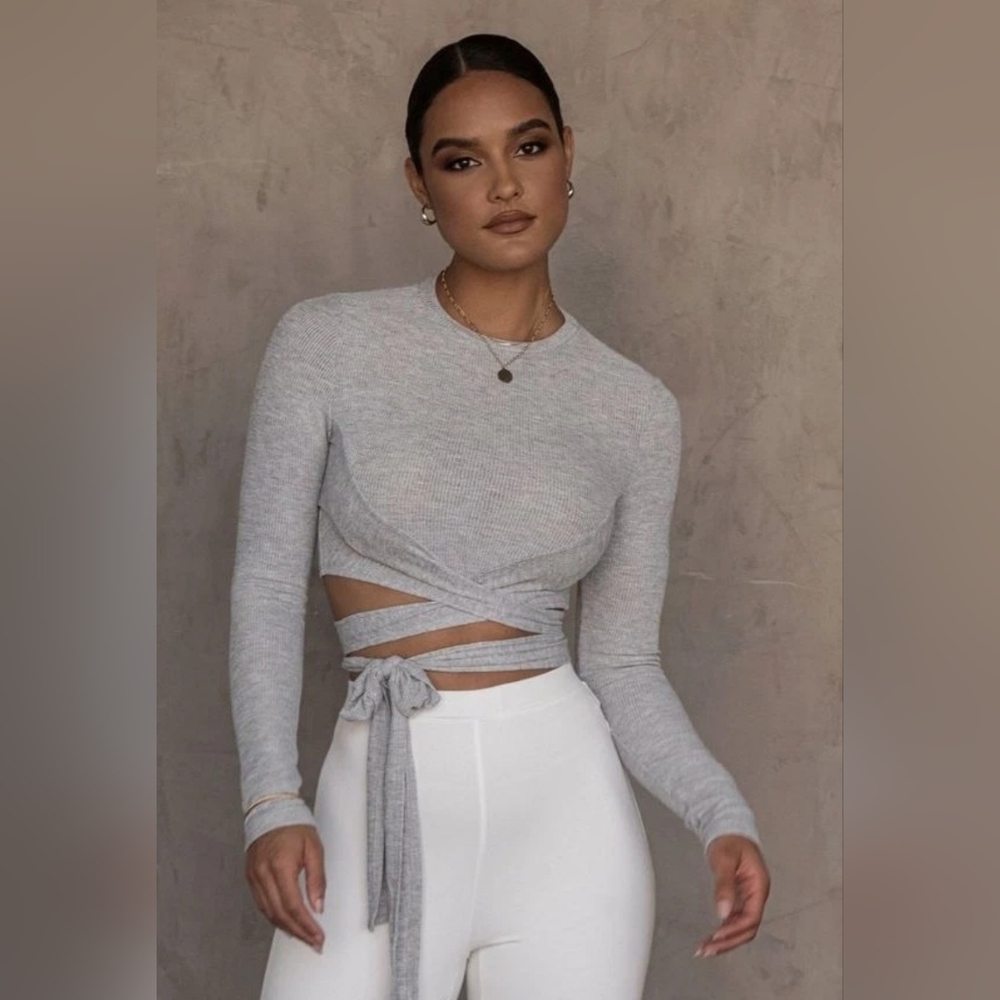 JLUXLABEL Marisa Wrap Top